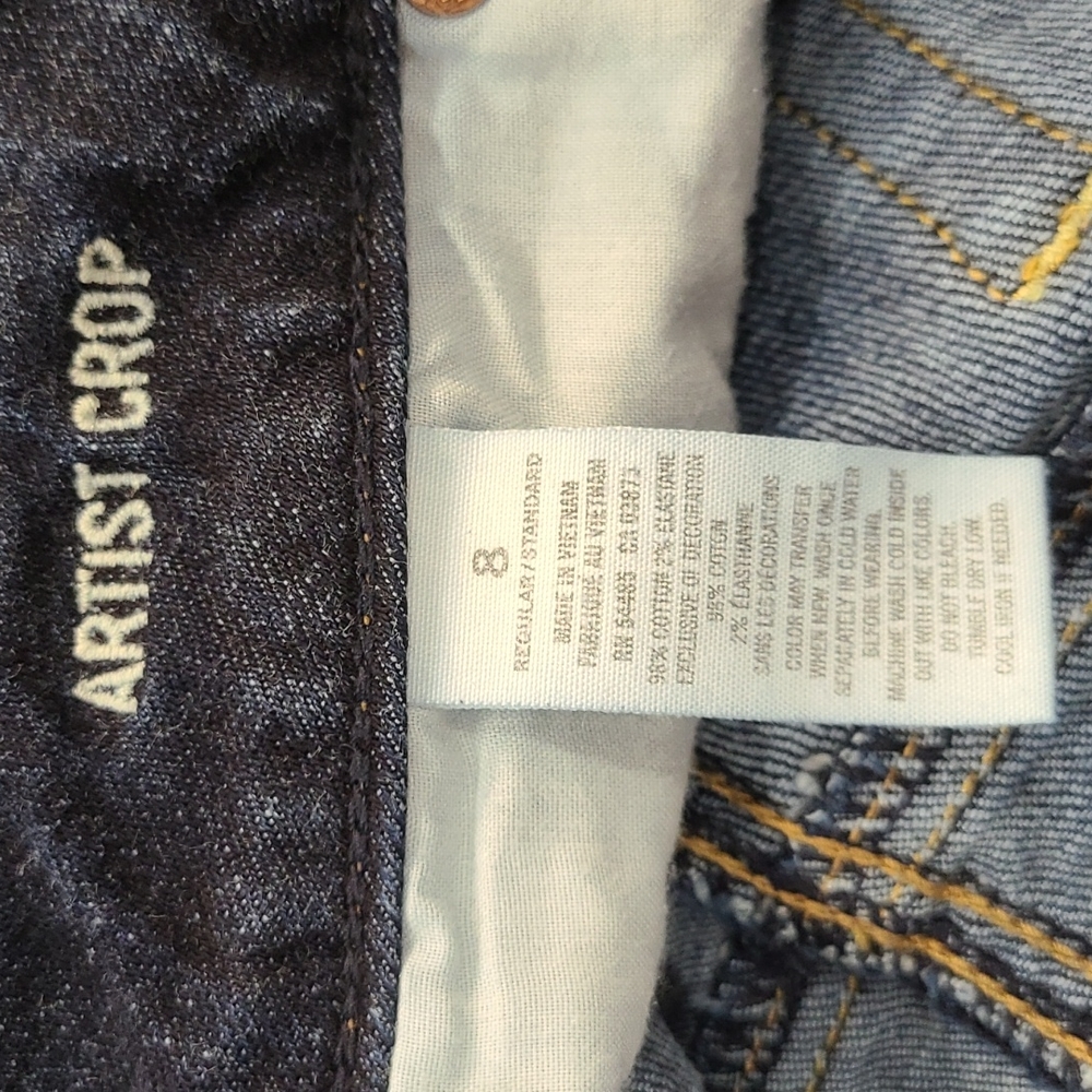 American Eagle Artist Crop Size 8 - Picture 4 of 5
